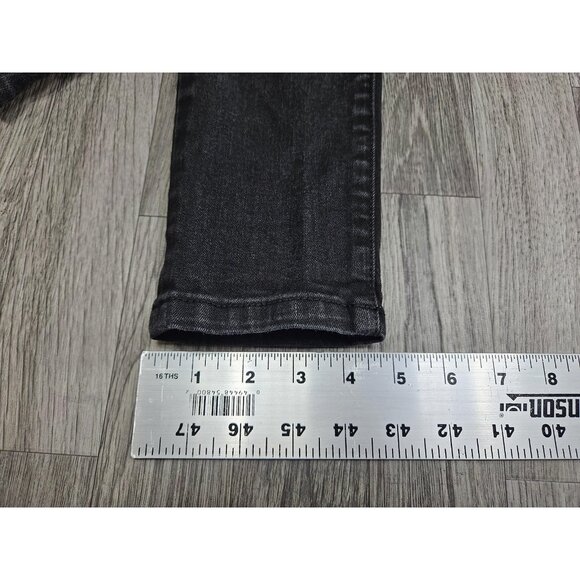 Joe's Jeans Jeans Womens 26 Black Charcoal Skinny Stretch Tapered Leg Denim - Picture 11 of 11